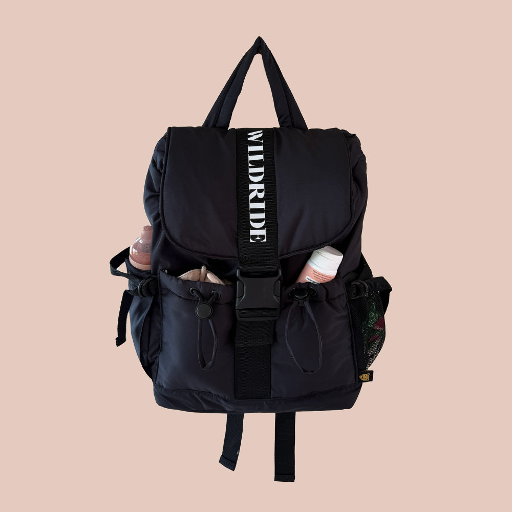 【美品】WILDRIDE バックパック ブラック バックパック - Black ブラック｜軽量＆大容量ショルダーバッグ