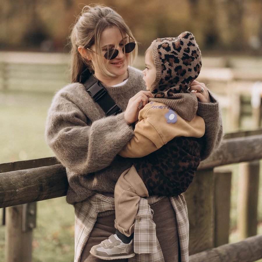 WILDRIDE ブラウンレオパード スリング アクティブキャリー プリントコレクション - Brown Leopard